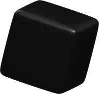Black Cube - object - High Resolution PNG