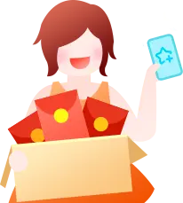 Happy Little Girl - gift - No Background PNG