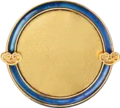 Circular Gold Plate - gold - No Watermark PNG