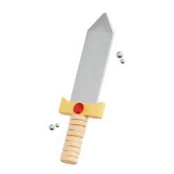 Plastic Sword - toy - No Watermark PNG
