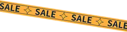 Sale Tape - text - Transparent Background PNG