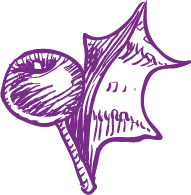 Purple Bat - pattern - Free Download PNG