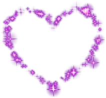 Heart Shape Pattern - glitter - No Background PNG