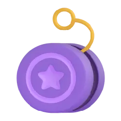 Purple Star Button - star - Transparent Background PNG
