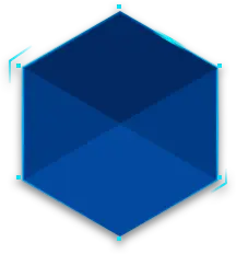 Hexagonal Box - minimalistic - Free Download PNG
