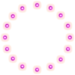 Purple Light Circle - light spots - Transparent Layer PNG