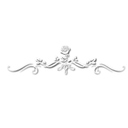 White Floral Pattern - simple - Free Download PNG