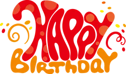 Happy Birthday - decorations - High Resolution PNG