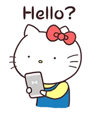 Hello Kitty - phone - PNG