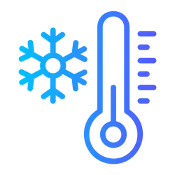Thermometer and Snowflake - cold - Free Download PNG