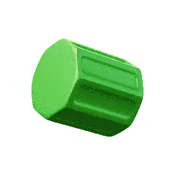 Green Hexagonal Object - green - PNG Images