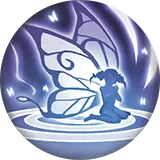 Fairy - night sky - High Resolution PNG
