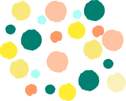 Colorful Dots Pattern - shape - No Watermark PNG