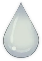 Water Drop - liquid - glossy - No Background PNG