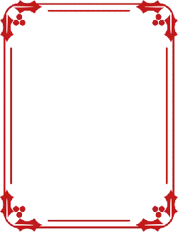 Red Border Decorative Pattern - holiday - design - Transparent Layer PNG