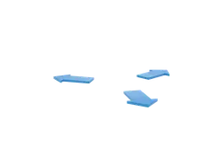Blue Arrows - indicator - Transparent Layer PNG