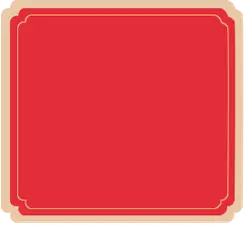 Red Rectangle Frame - red - No Watermark PNG