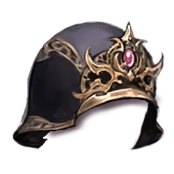 Black Gold Crown - helmet - No Watermark PNG