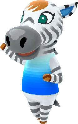 Zebra - white - Transparent Layer PNG