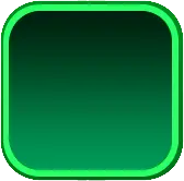 Green Glowing Rectangle Frame - frame - Lossless PNG