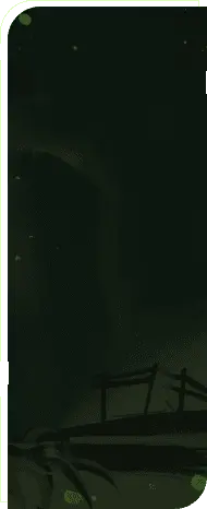 Fireflies in the Night Sky - green - High Resolution PNG