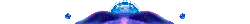 Blue Glowing Creature - futuristic - PNG Images