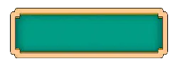 Green Rectangle Decorative Frame - green - Transparent Background PNG