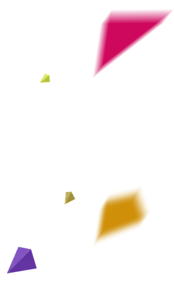Colorful Triangles - geometric shapes - shapes - PNG