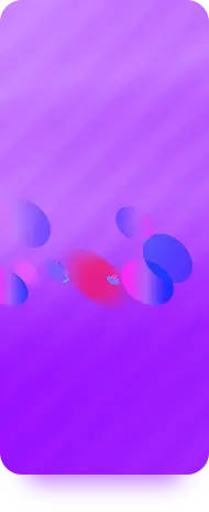 Colorful Bubble Background - blue - Free PNG