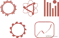 Gear、Atomic Structure、Bar Chart、Line Graph - mechanical - PNG