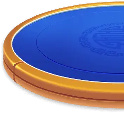 Blue Circular Object - metal - PNG
