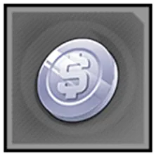 Silver Dollar Sign - logo - High Resolution PNG