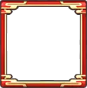 Red Border Decorative Picture - red - Transparent Layer PNG