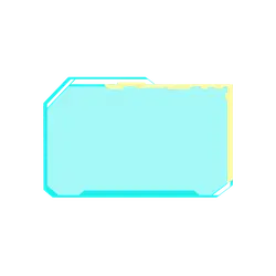 Futuristic Tech Panel - digital - Transparent Layer PNG