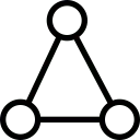 Abstract Line Art on Black Background - minimalist - Transparent Layer PNG
