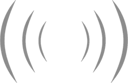 Signal Waves - minimalist - Transparent Layer PNG