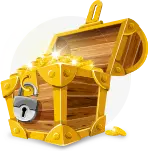 Treasure Chest - wooden - game - No Watermark PNG