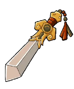 Golden Sword - weapon - Transparent Layer PNG