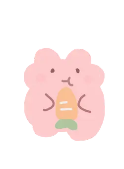 Pink Rabbit - rabbit - cartoon - PNG Images