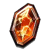 Flaming Gemstone - crystal - No Background PNG