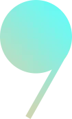 Number 9 - minimalism - PNG Images