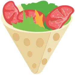 Salad Wrap - fresh - High Resolution PNG
