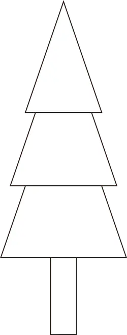 Christmas Tree - simple - High Download Count PNG