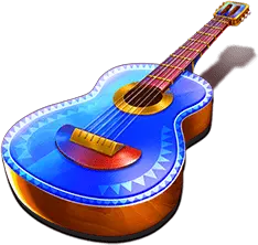 Colorful Guitar - guitar - No Background PNG