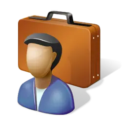 Blue Suit Man - icon - Free Download PNG