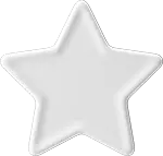 Star - white - simple - No Watermark PNG