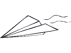 Paper Airplane - origami - Trending PNG
