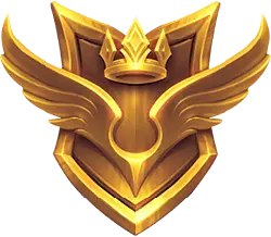 Golden Wings Emblem - Curated PNG