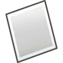 White Rectangle Frame - modern - High Resolution PNG