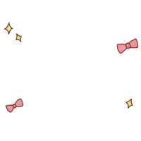 Bow and Stars - pink - Free Download PNG